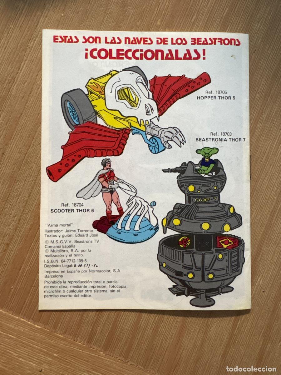 C&oacute;mics: B2 (1). C&Oacute;MIC BEASTRONS GUERREROS DEL VOLCAN ARMA MORTAL. MINI-COMIC COMANSI 1982 - Foto 3