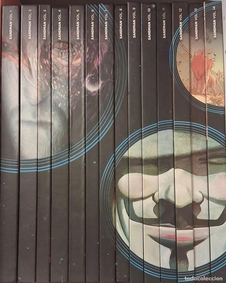 C&oacute;mics: Sandman. Neil Gaiman. 14 tomos. Obra completa. Colecci&oacute;n V&eacute;rtigo. ECC. Salvat 2018-2019. Como nuevos