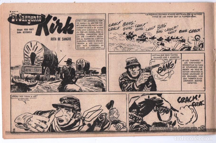 C&oacute;mics: 1957 MISTERIX # 427 SARGENTO KIRK, RUTA DE SANGRE - PRATT OESTERHELD SOLANO LOPEZ -FUERTE ARGENTINO