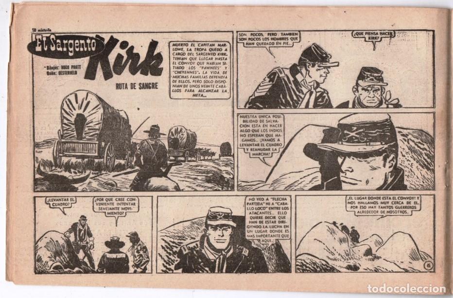 C&oacute;mics: 1957 MISTERIX # 428 SARGENTO KIRK, RUTA DE SANGRE - PRATT OESTERHELD SOLANO LOPEZ -FUERTE ARGENTINO