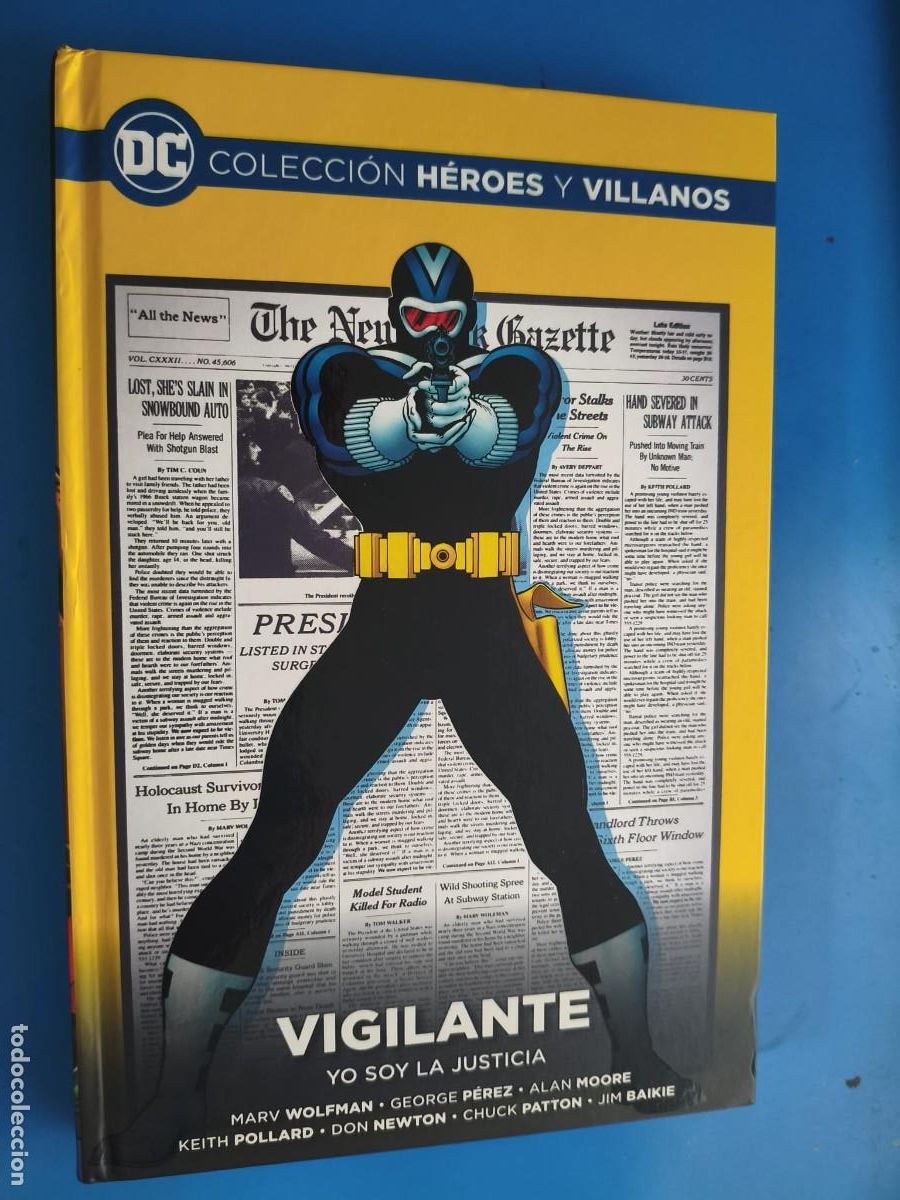C&oacute;mics: Colecci&oacute;n h&eacute;roes y villanos 67 Vigilante Yo soy la justicia - Dc Salvat ECC