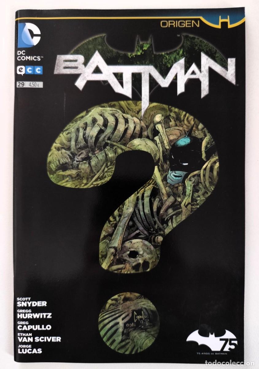 C&oacute;mics: BATMAN # 29 - ORIGEN (SNYDER & CAPULLO) ~ DC / ECC (2014)
