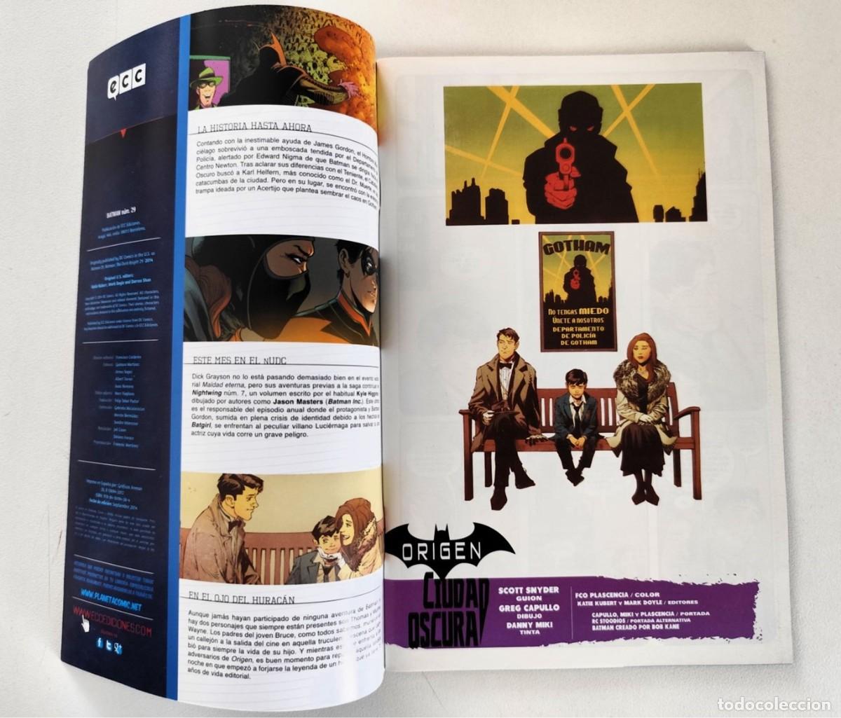 C&oacute;mics: BATMAN # 29 - ORIGEN (SNYDER & CAPULLO) ~ DC / ECC (2014) - Foto 2
