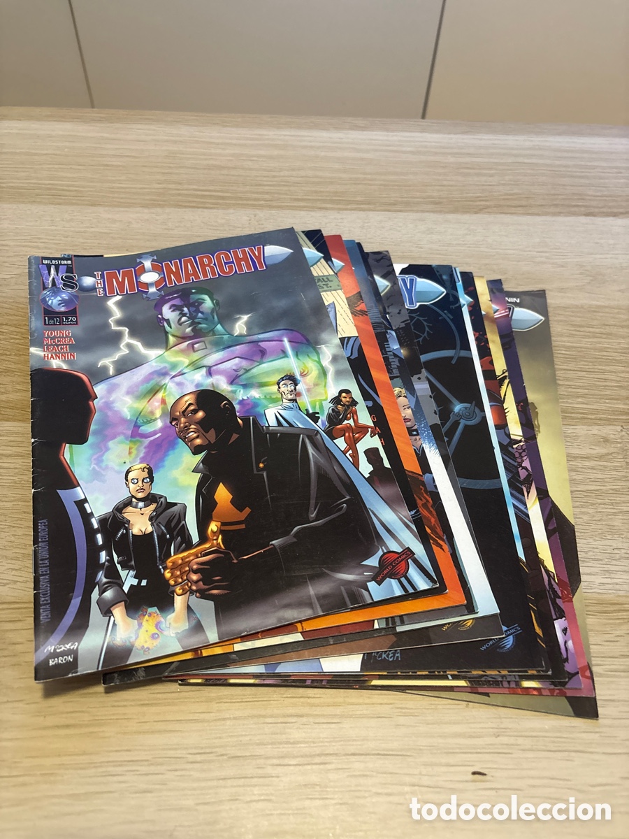 C&oacute;mics: The monarchy. Completa . 12 n&uacute;meros. Young mcRea