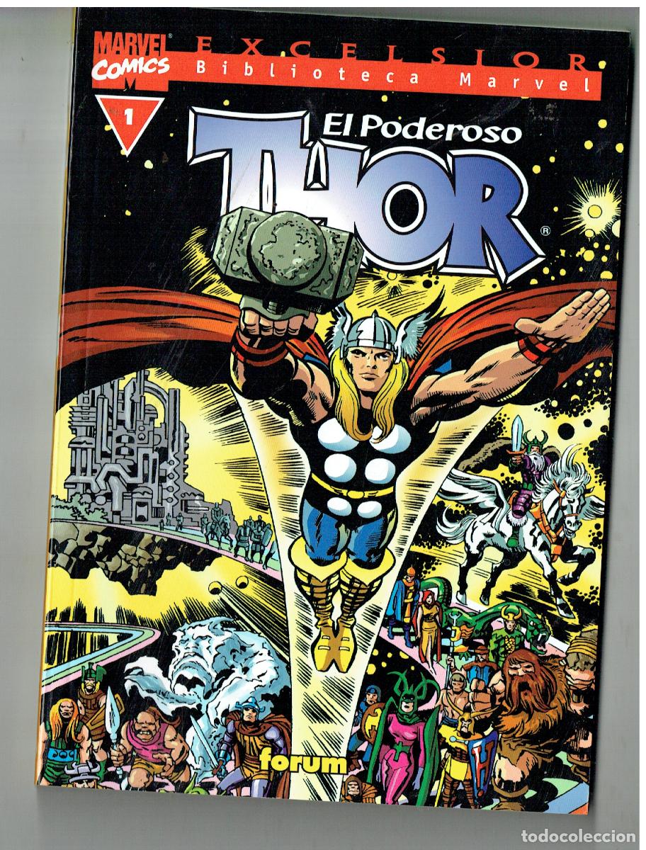 C&oacute;mics: EXCELSIIOR. BIBLIOTECA MARVEL. EL PODEROSO THOR. N&ordm; 1. FORUM.(B/48.3 RUM)
