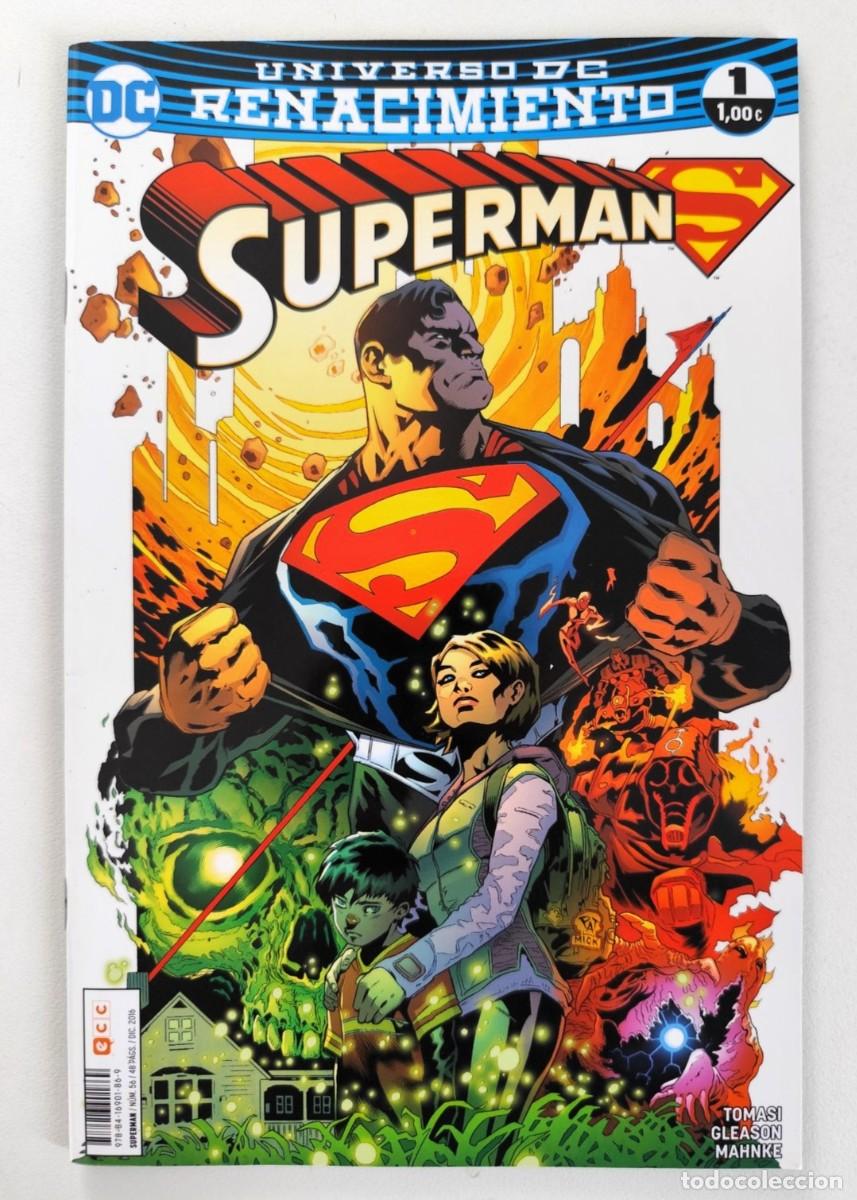 C&oacute;mics: SUPERMAN # 1 /56 (Peter J.Tomasi, Patrick Gleason, Doug Mahnke) UNIVERSO DC RENACIMIENTO ~ECC (2016)