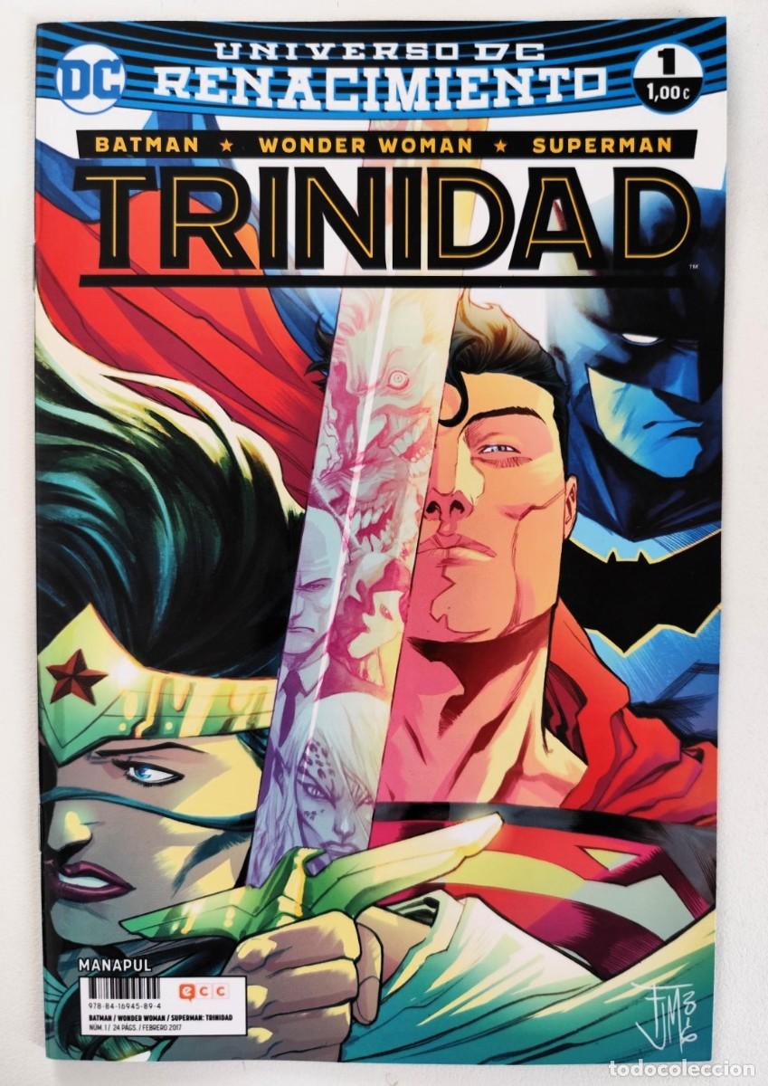 Comics: BATMAN / SUPERMAN / WONDER WOMAN - TRINIDAD # 1 (F. Manapul ) UNIVERSO DC RENACIMIENTO ~ECC (2017)