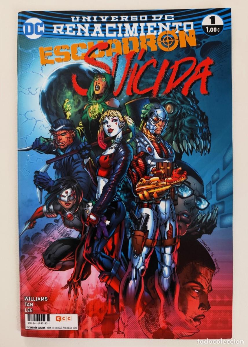 C&oacute;mics: ESCUADR&Oacute;N SUICIDA # 1 (Rob Williams, Jim Lee, Jason Fabok) UNIVERSO DC RENACIMIENTO ~ ECC (2017)