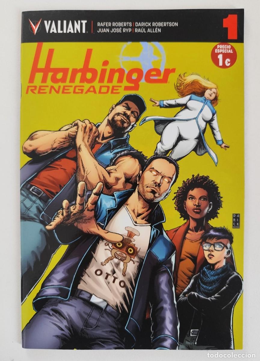 C&oacute;mics: HARBINGER RENEGADE # 1 (Rafer Roberts, Darick Robertson, Juan Jose Ryp) ~ VALIANT/MEDUSA (2013)