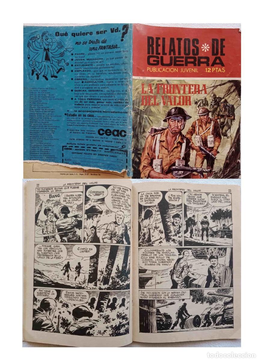 Fumetti: COMIC - LA FRONTERA DEL VALOR. RELATOS DE GUERRA (1971)