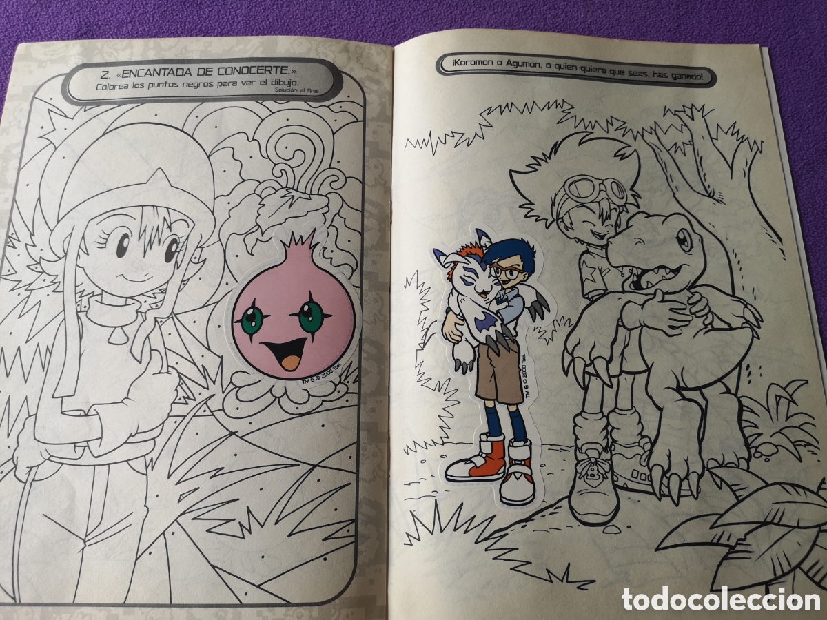 C&oacute;mics: Digimon SuperStickers Digivictoria pegatinas y colorea - Foto 2