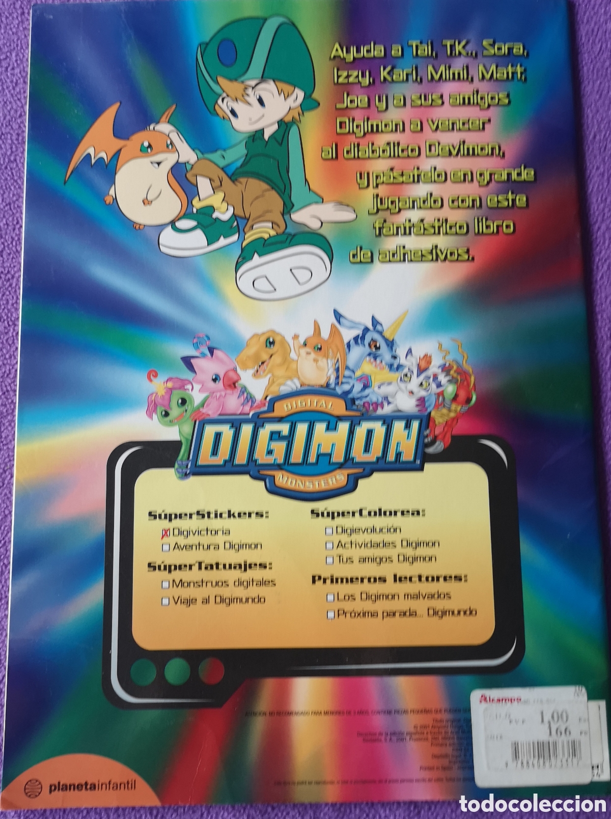 C&oacute;mics: Digimon SuperStickers Digivictoria pegatinas y colorea - Foto 3