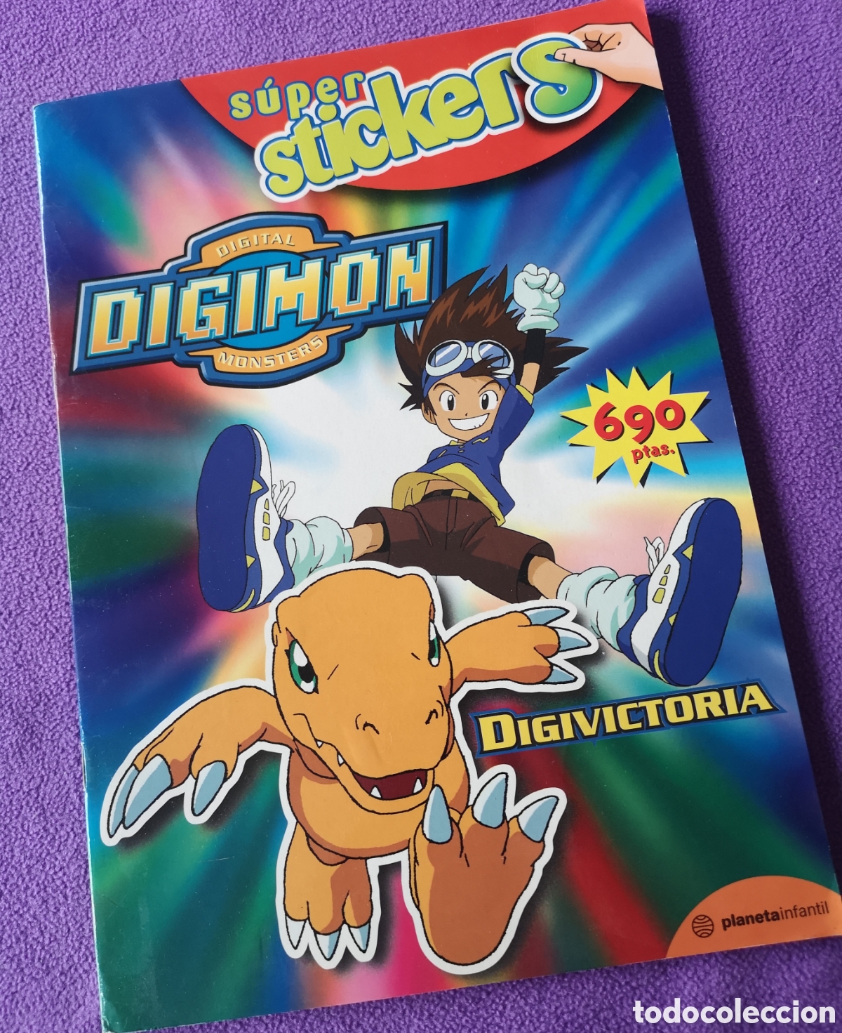 C&oacute;mics: Digimon SuperStickers Digivictoria pegatinas y colorea - Foto 1