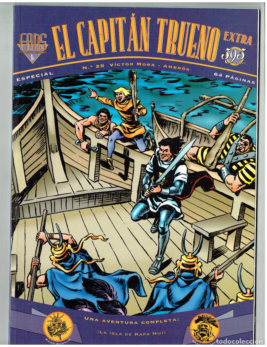 C&oacute;mics: EL CAPIT&Aacute;N TRUENO EXTRA. N&ordm; 25. FANS. EDC. B. 2000. (B/48.3 RUM)