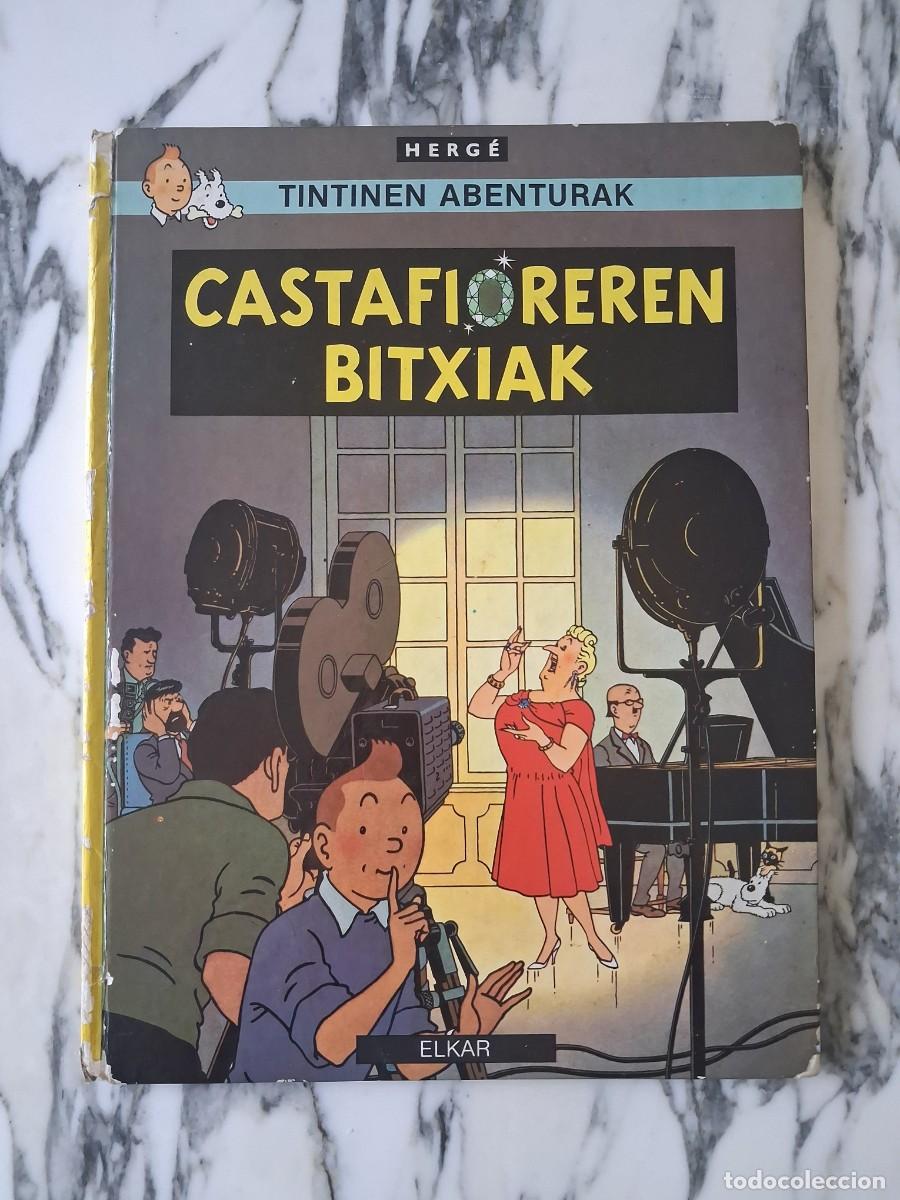 C&oacute;mics: TINT&Iacute;N - CASTAFIOREREN BITXIAK - EUSKERA - VASCO - ELKAR - PRIMERA EDICI&Oacute;N - 1985