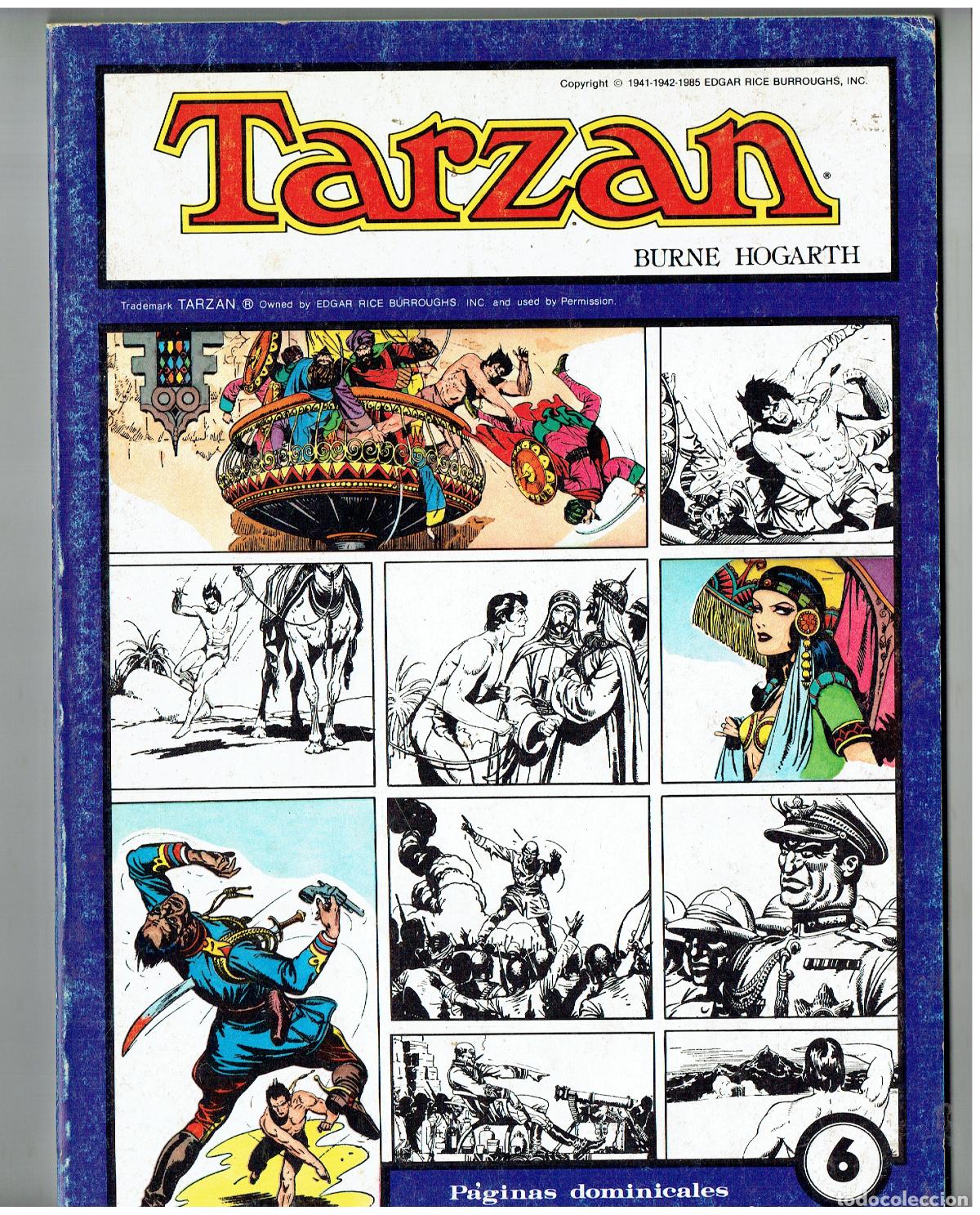 C&oacute;mics: TARZAN. BURNE HOGARTH. P&Aacute;GINAS DOMINICALES, DEL 4 MAYO 1941 AL 26 ABRIL 1942. (B/48.3 RUM)