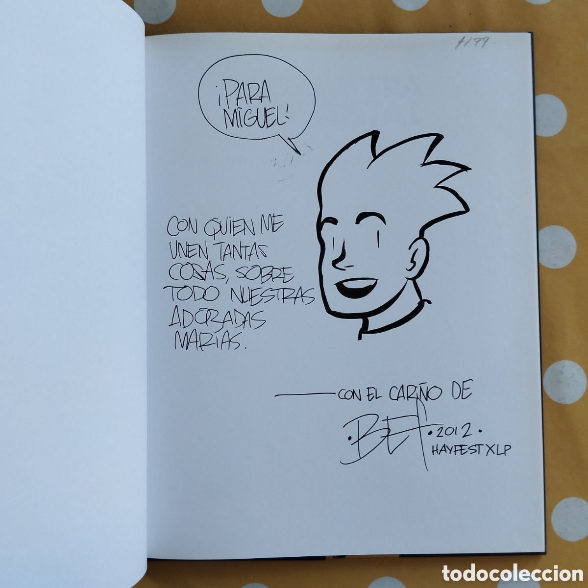 C&oacute;mics: LA CALAVERA DE CRISTAL JUAN VILLORO BEF DIBUJO Y DEDICATORIA AUT&Ograve;GRAFA SEXTO PISO