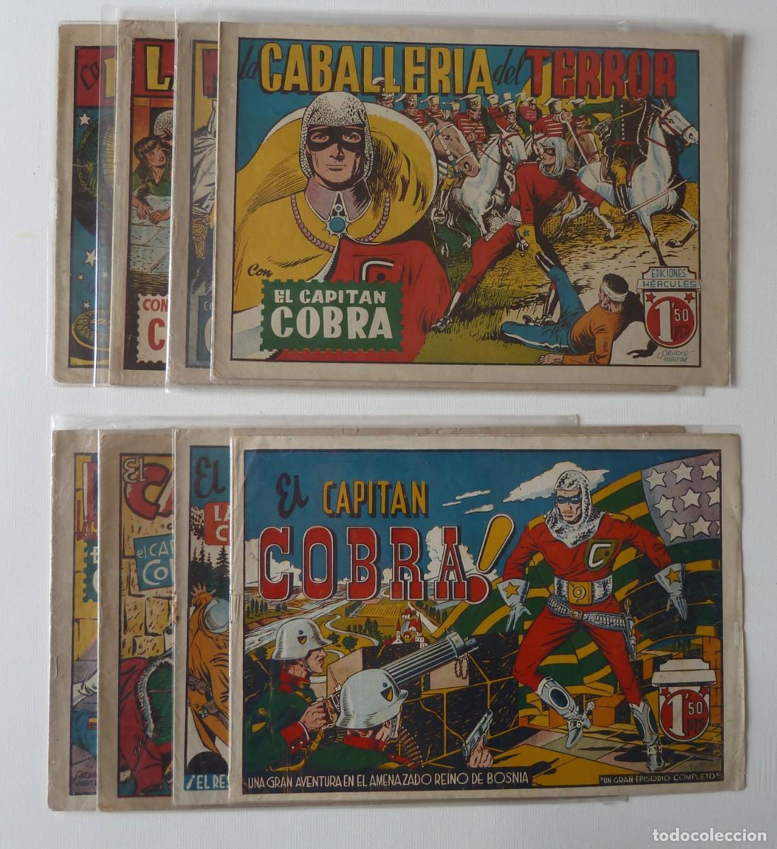 C&oacute;mics: CAPITAN COBRA, 1-2-3-5-6-7-8-9 EDITORIAL HERCULES ORIGINAL
