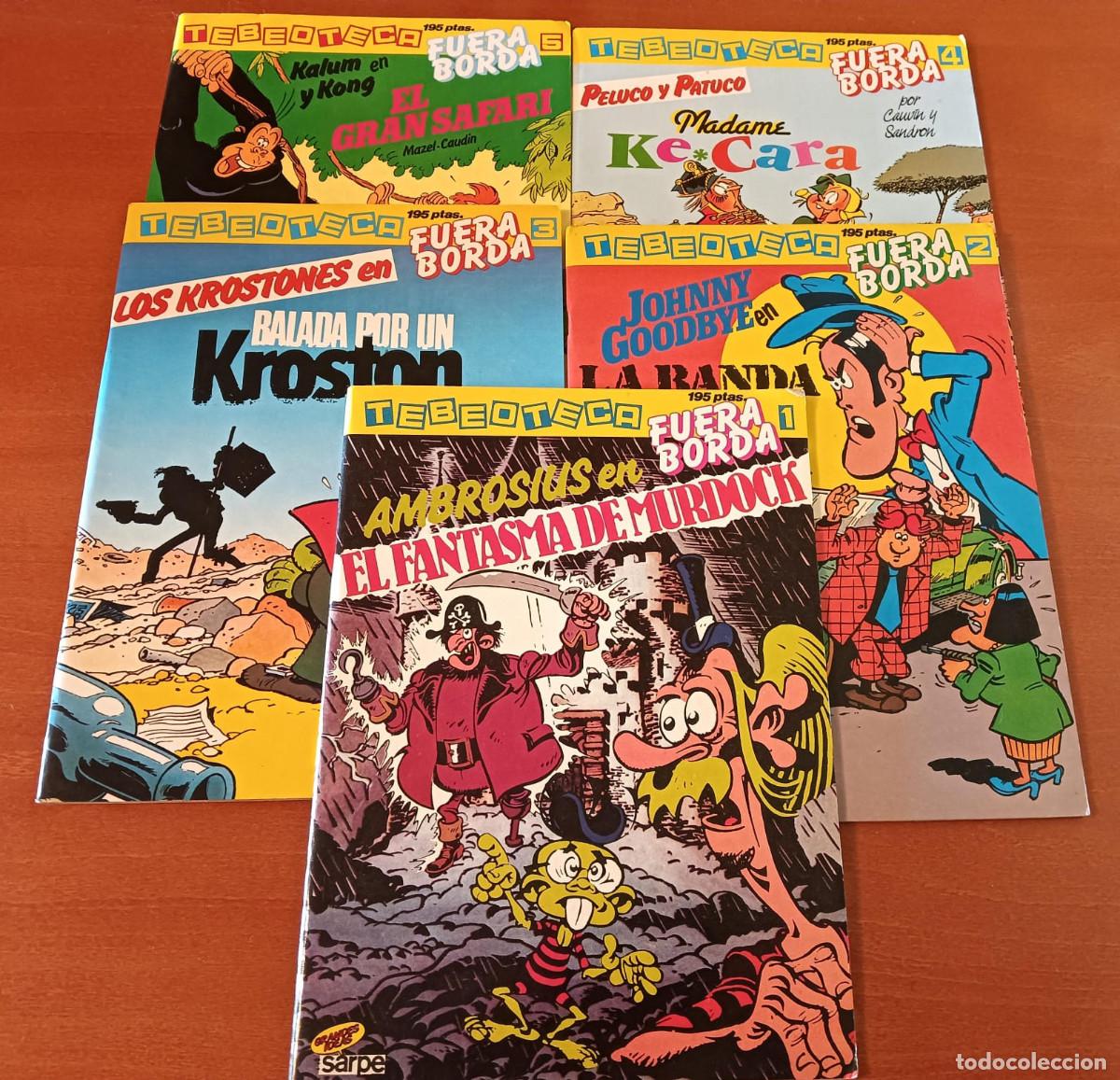 C&oacute;mics: TEBEOTECA FUERA BORDA Lote de 5 N&ordm;.