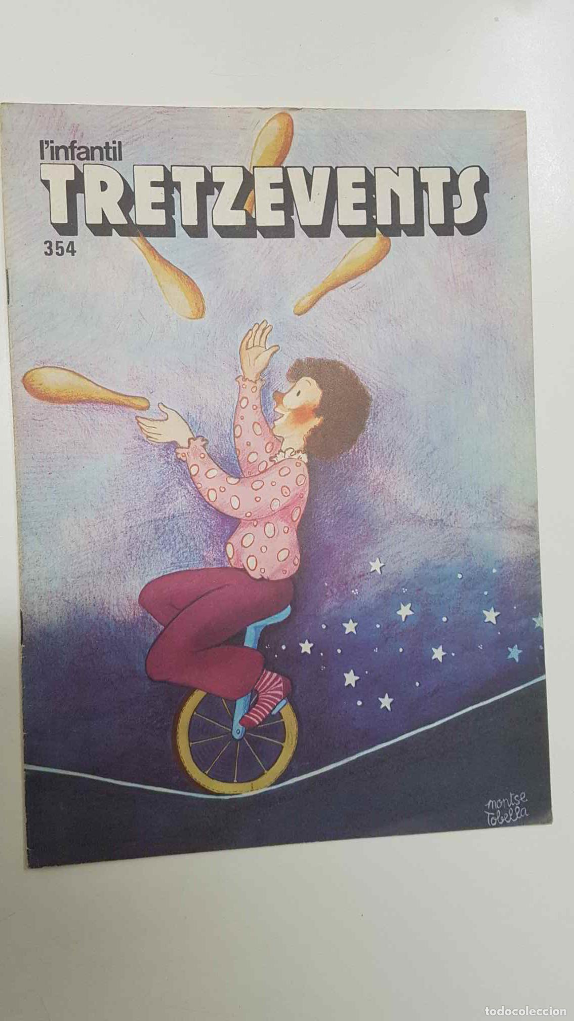 Comics: Comic: Linfantil, Tretzevents num 354 (1-7-1980). Porrtada lEquilibrista per Montserrat Tobella
