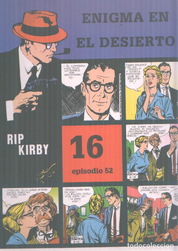 Comics: Rip Kirby: Enigma en el desierto, tiras diarias del 21.11.1960 al 8.4.1961 - Fred Dickenson-John Pr