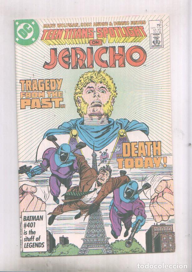 C&oacute;mics: DC Comics: Teen titans Spotlight numero 3: Jericho - varios