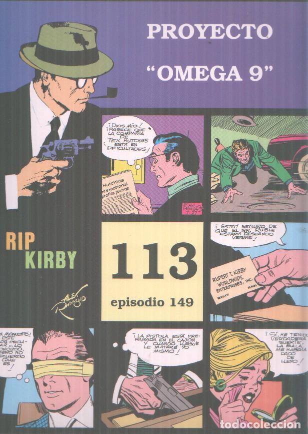 Comics: Rip Kirby: Proyecto Omega 9 , tiras diarias del 27.7.1987 al 24.10.1987 - Fred Dickenson-John Prent