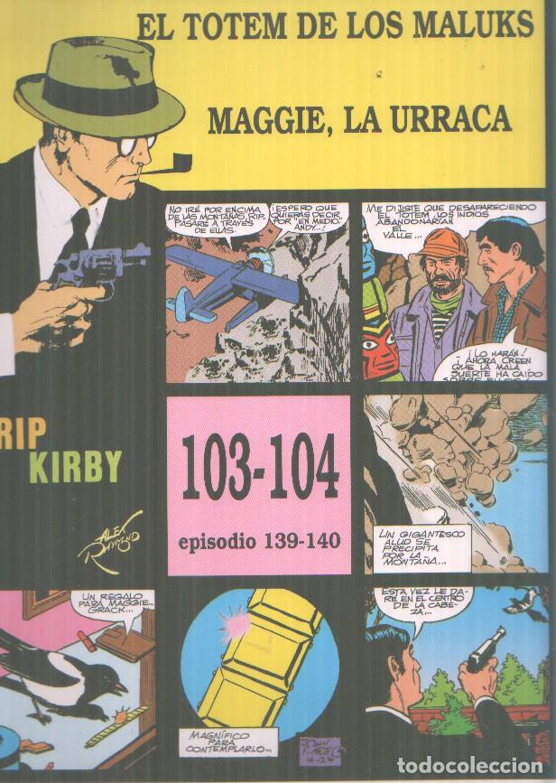 Comics: Rip Kirby: El totem de los maluks - Maggie la urraca , tirasa diarias del 11.2.1985 al 22.6.1985 - F