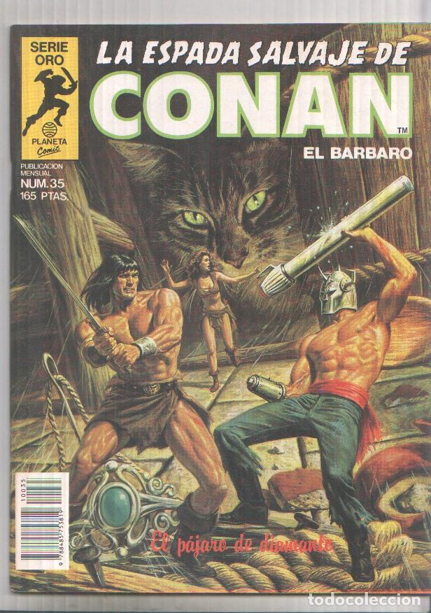 Comics: La Espada Salvaje de Conan 1&ordf; edicion numero 35 El pajaro de diamante - varios