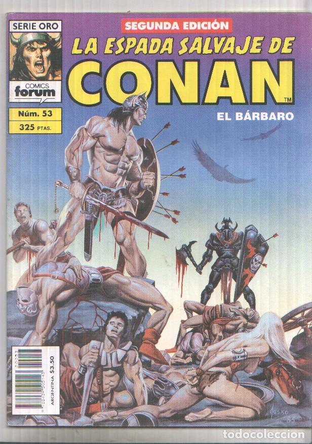 Comics: La Espada Salvaje de Conan segunda edicion numero 53: La isla de los salvajes - varios