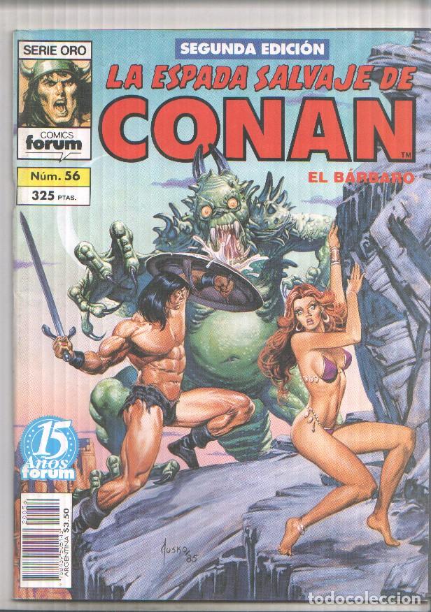 Comics : La Espada Salvaje de Conan segunda edicion numero 56 El valle de las sombras ululantes - varios