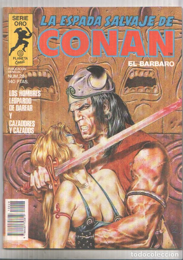 Comics: La Espada Salvaje de Conan 1&ordf; edicion numero 28: Los hombres leopardos de Darfar - varios