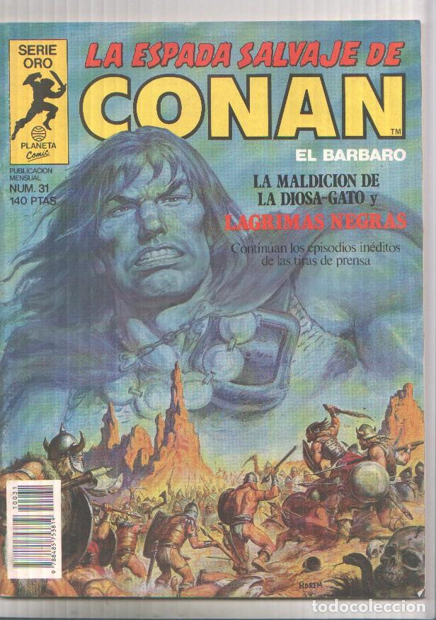C&oacute;mics: La Espada Salvaje de Conan 1&ordf; edicion numero 31: La maldicion de la diosa gato - varios