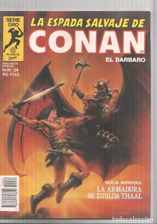 Comics: La Espada Salvaje de Conan 1&ordf; edicion numero 34: La armadura de Zuulda Thaal - varios