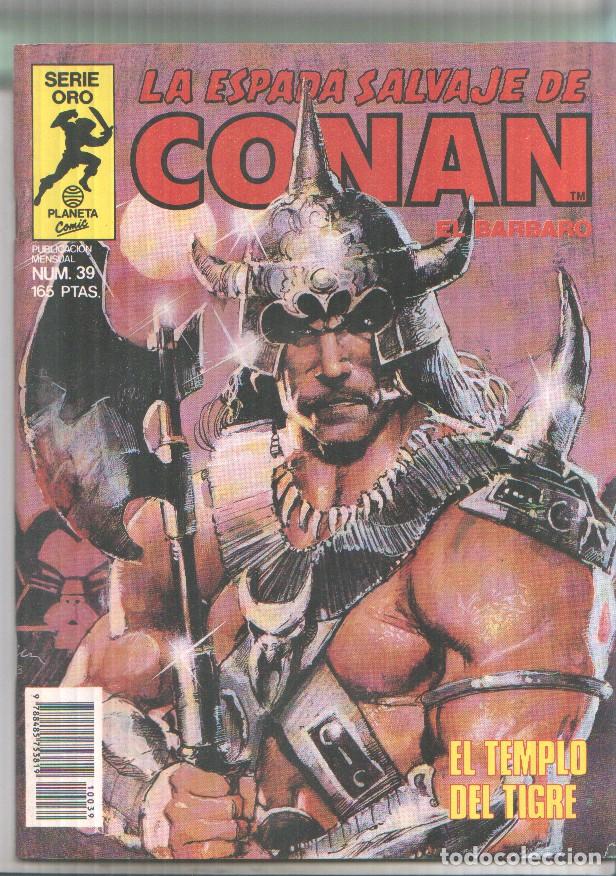 Comics: La Espada Salvaje de Conan 1&ordf; edicion numero 39: El templo del tigre - varios