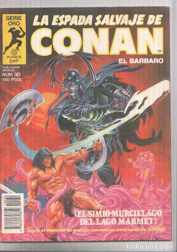 Comics: La Espada Salvaje de Conan 1&ordf; edicion numero 30: El simio murcielago del lago Marmet - varios