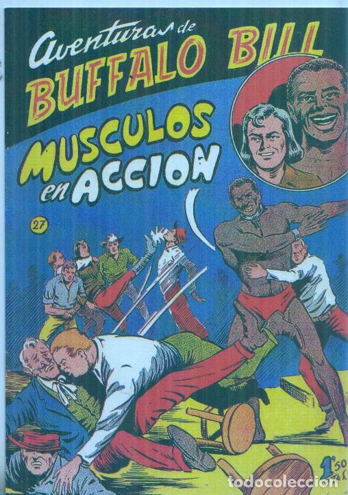 Comics: Facsimil: Aventuras de Buffalo Bill numero 27: Musculos en accion - Ferrando y Julio Bosch