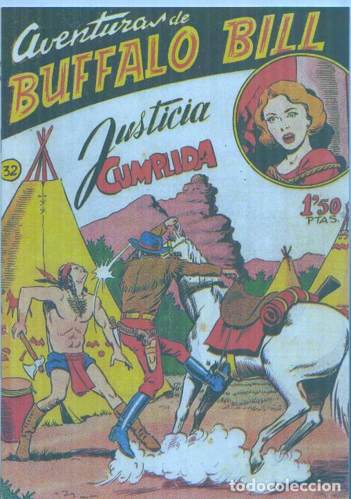 Comics: Facsimil: Aventuras de Buffalo Bill numero 32: Justicia cumplida - Ferrando y Julio Bosch