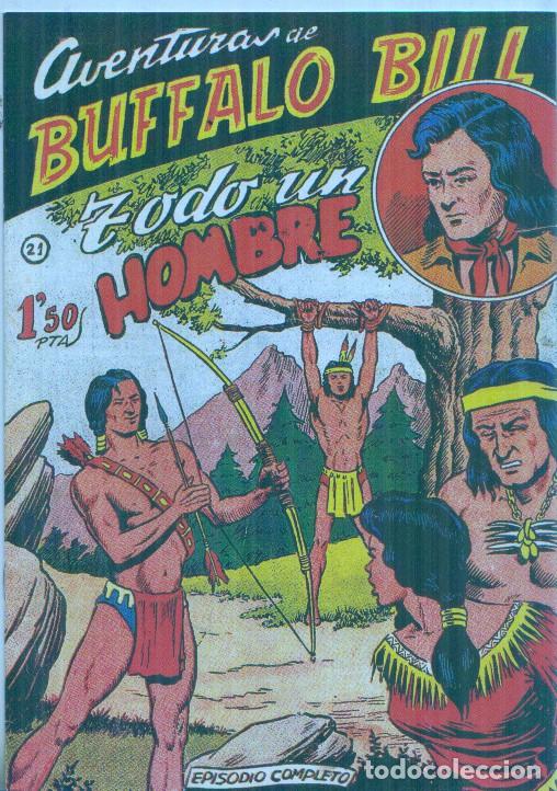 C&oacute;mics: Facsimil: Aventuras de Buffalo Bill numero 21: Todo un hombre - Ferrando y Julio Bosch