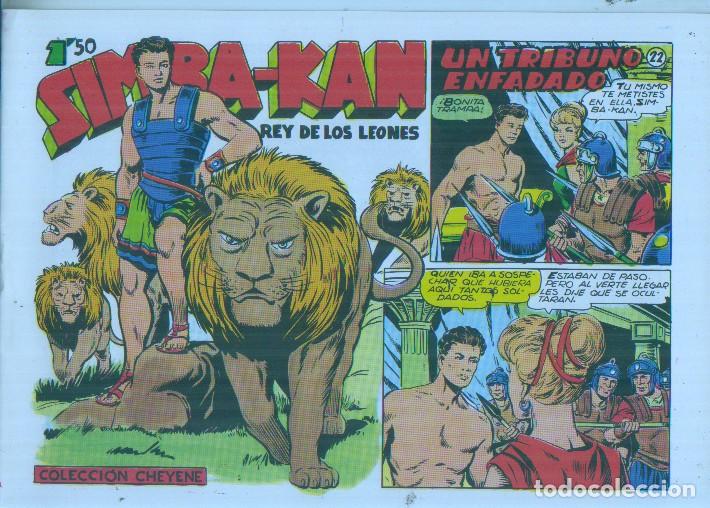 C&oacute;mics: Facsimil: Simba Kan rey de los leones numero 22: Un tribuno enfadado - Martinez Osete