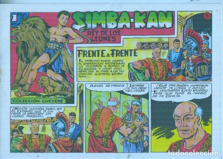 Comics: Facsimil: Simba Kan rey de los leones numero 08: Frente a frente - Martinez Osete