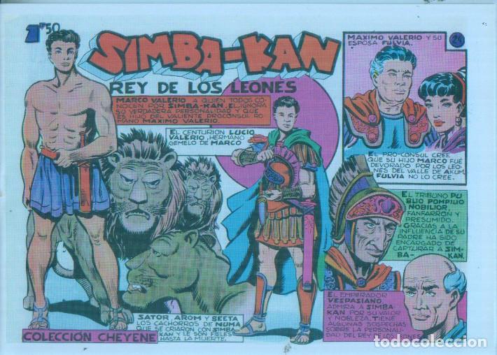 Comics: Facsimil: Simba Kan rey de los leones numero 24: La muerte acecha - Martinez Osete