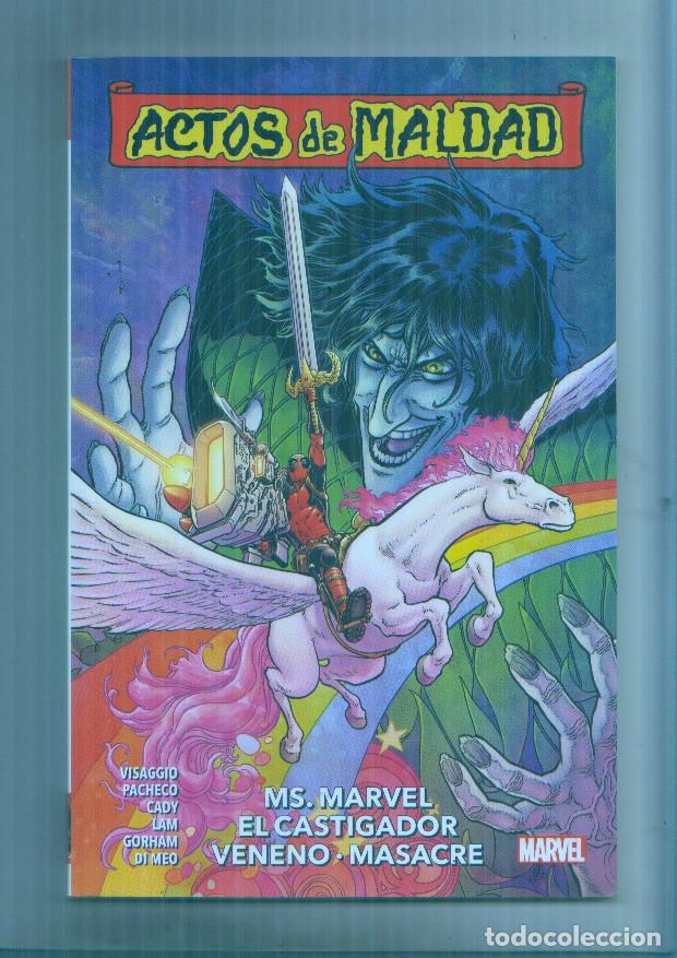 Comics: Panini: Actos de maldad volumen 1: Ms.Marvel-El castigador-Veneno-Masacre - varios