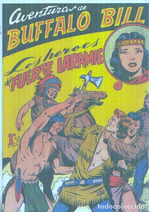 Fumetti: Facsimil: Aventuras de Buffalo Bill numero 34: Los heroes del fuerte Laramie - Ferrando y Julio Bosc