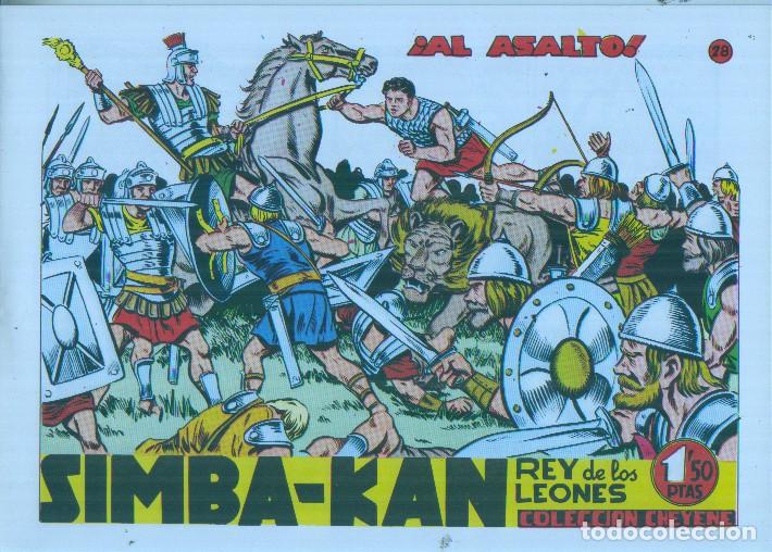 Comics: Facsimil: Simba Kan rey de los leones numero 28: Al asalto - Martinez Osete