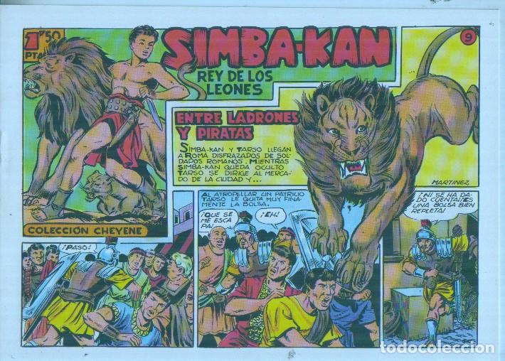 Comics: Facsimil: Simba Kan rey de los leones numero 09: entre ladrones y piratas - Martinez Osete