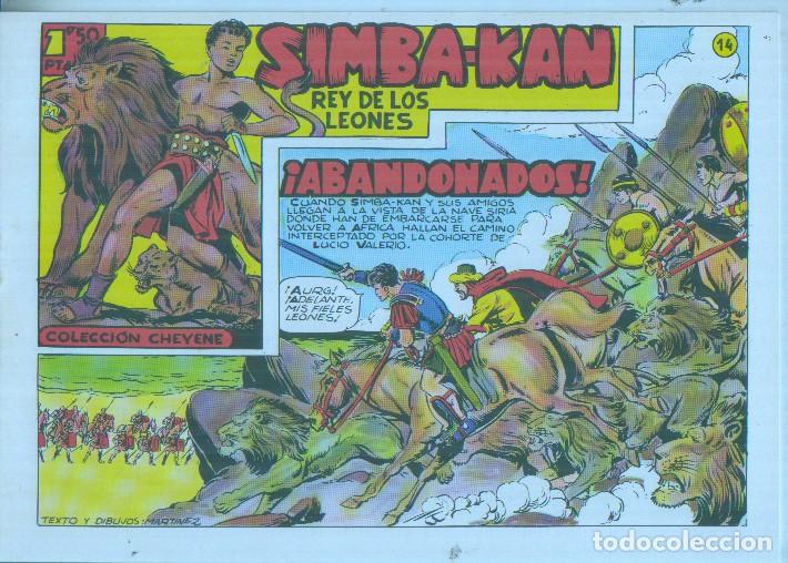 C&oacute;mics: Facsimil: Simba Kan rey de los leones numero 14: Abandonados - Martinez Osete