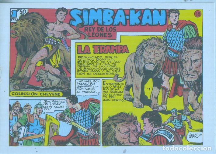 Comics : Facsimil: Simba Kan rey de los leones numero 18: La trampa - Martinez Osete