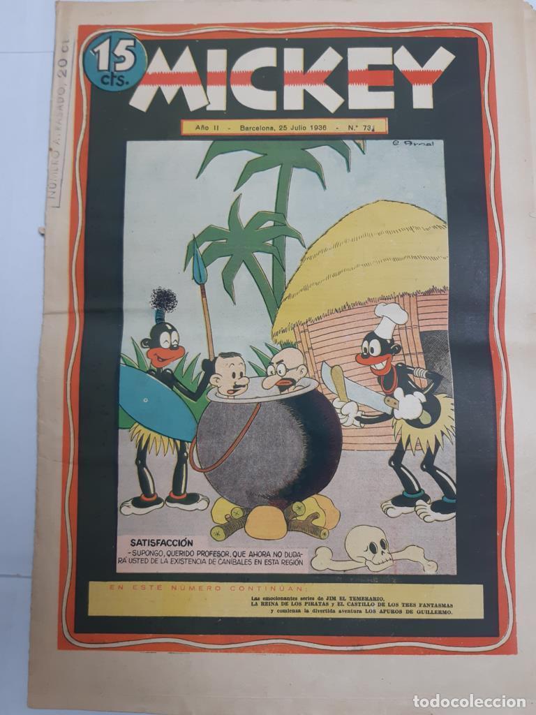 C&oacute;mics: Mickey revista infantil ilustrada numero 073 (1936) - varios