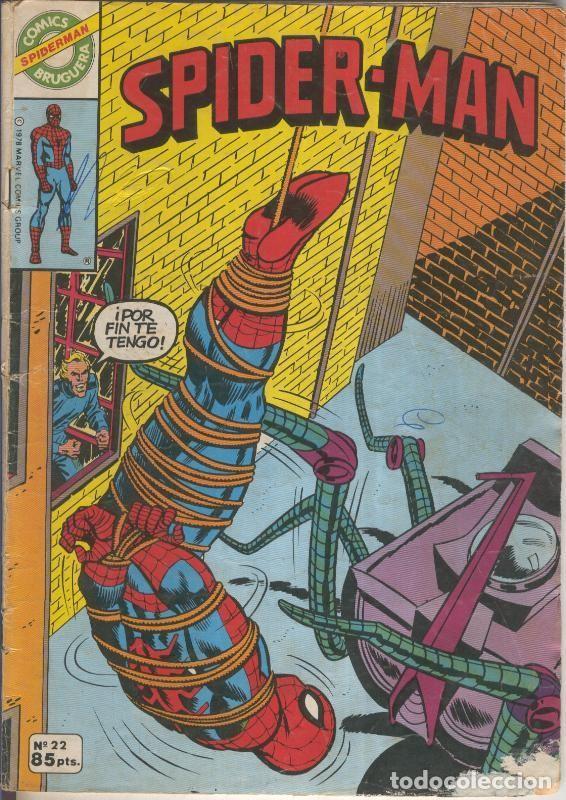 Comics: Comics Bruguera: Spiderman numero 22 (numerado 1 en trasera) - Varios